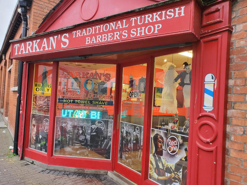 Tarkan Barbers outside Tarkan Barbers outside