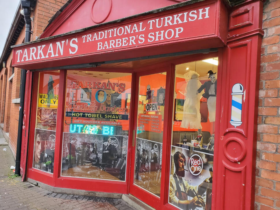 Tarkan Barbers outside